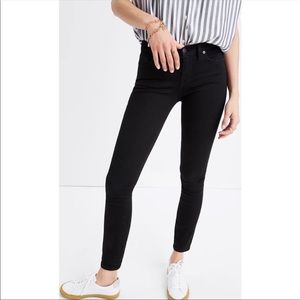 Madewell Skinny Skinny Jeans Size 24 Black EUC